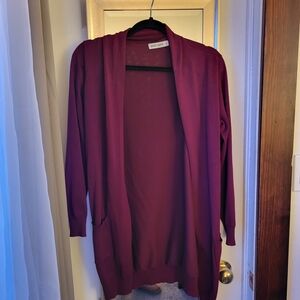 Grace Karin Women's Burgundy Cardigan